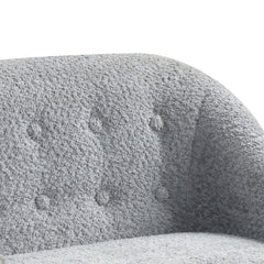 Amelia Gray 28"W Chenille Kids Sofa - Ornate Home
