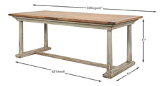Amelia Tan Dining Table - Ornate Home