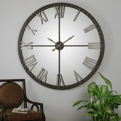 Amelie Bronze Large Wall Clock - Ornate Home