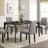 Amelio Black Dining Table - Ornate Home