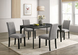 Amelio Black Dining Table - Ornate Home
