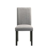 Amelio Black/Gray Side Chair (Set of 2) - Ornate Home