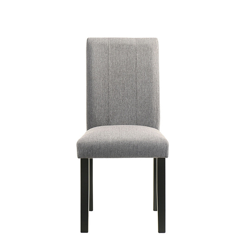 Amelio Black/Gray Side Chair (Set of 2) - Ornate Home