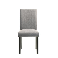 Amelio Black/Gray Side Chair (Set of 2) - Ornate Home