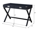 Amenia Charcoal Writing Desk - Ornate Home