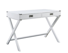 Amenia White Writing Desk - Ornate Home