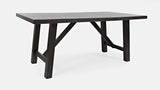 American Rustics Brown Trestle Dining Table - Ornate Home