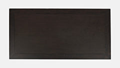 American Rustics Dark Brown/Black Dining Table w/ 4 Chairs, Bench - Ornate Home