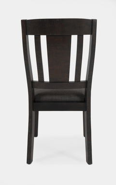 American Rustics Dark Brown/Black Dining Table w/ 4 Chairs, Bench - Ornate Home