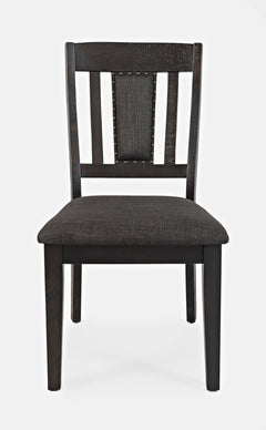American Rustics Dark Brown/Black Dining Table w/ 4 Chairs, Bench - Ornate Home