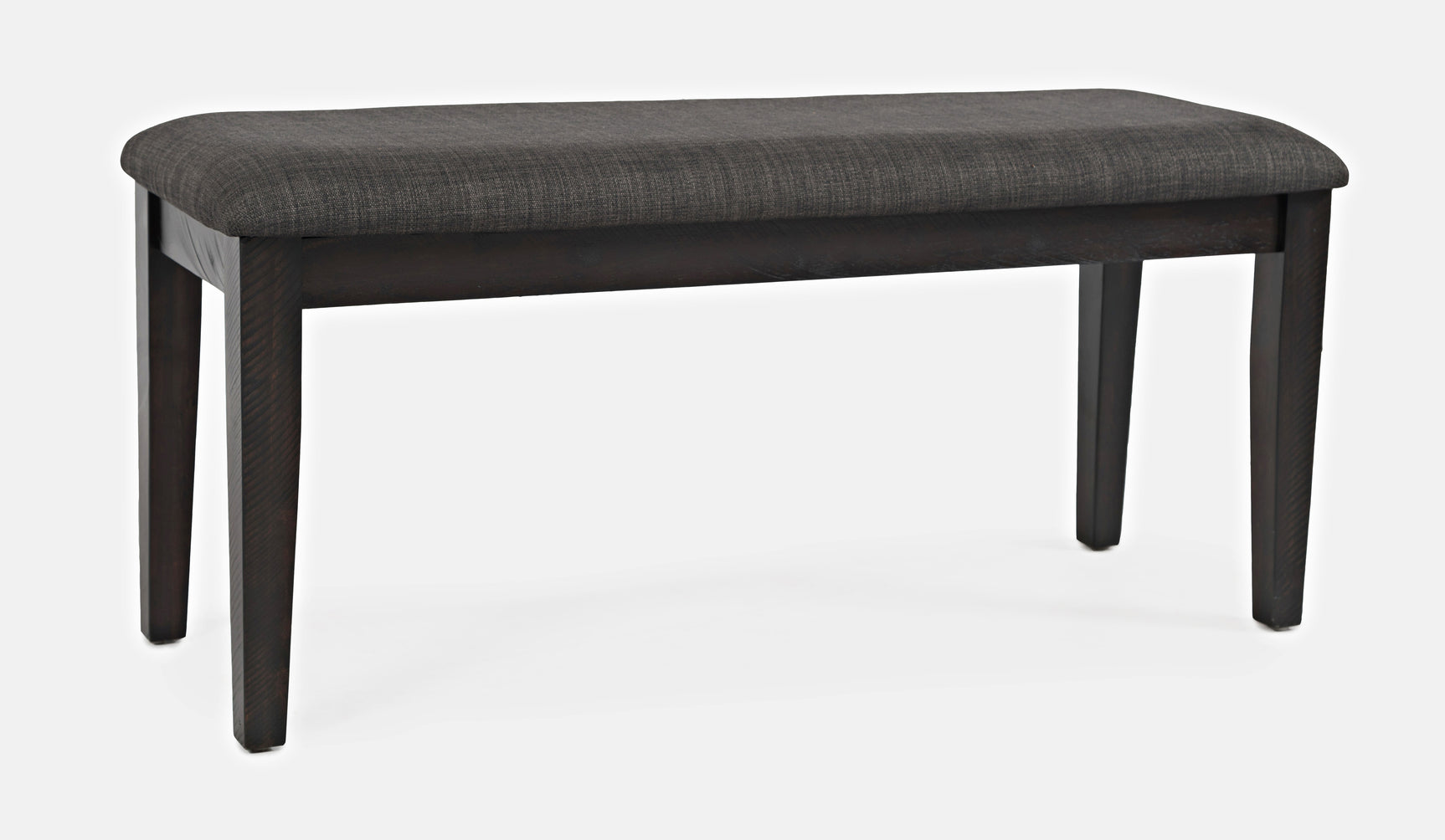 American Rustics Dark Brown/Black Uph Bench - Ornate Home