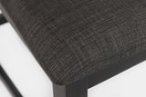American Rustics Dark Brown/Black Uph Slatback Stool (Set of 2) - Ornate Home