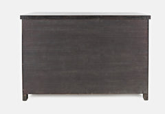 American Rustics Dark Brown Server - Ornate Home
