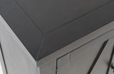 American Rustics Dark Brown Server - Ornate Home
