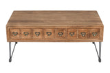 American Vintage Brown Cocktail Table - Ornate Home