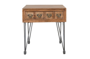 American Vintage Brown End Table - Ornate Home