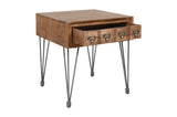 American Vintage Brown End Table - Ornate Home
