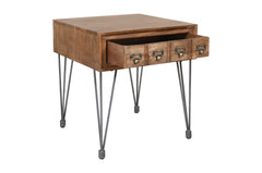 American Vintage Brown End Table - Ornate Home