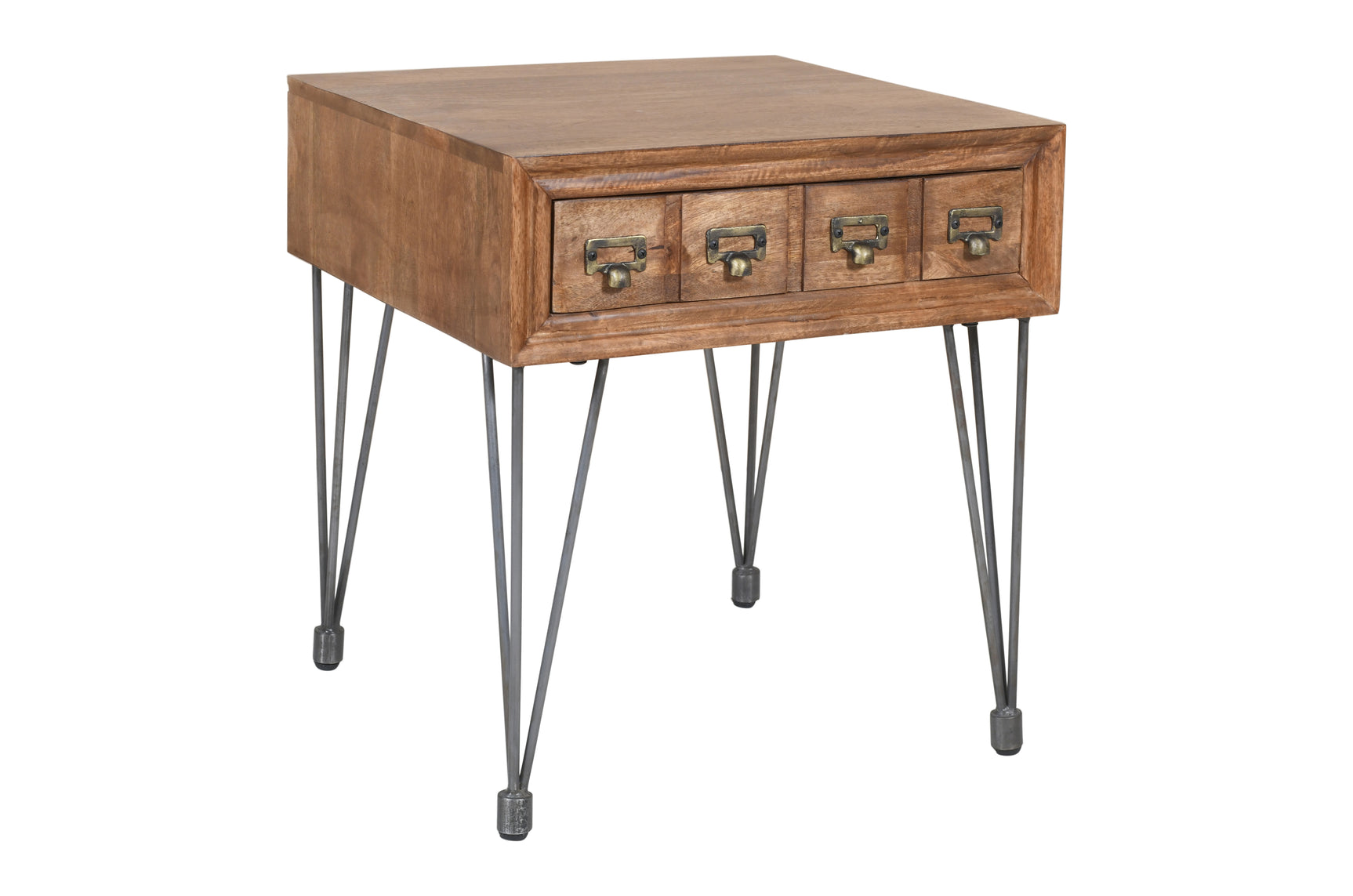 American Vintage Brown End Table - Ornate Home