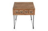 American Vintage Brown End Table - Ornate Home