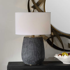 Americana Aged Black Table Lamp - Ornate Home