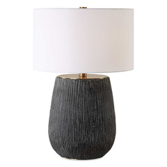 Americana Aged Black Table Lamp - Ornate Home