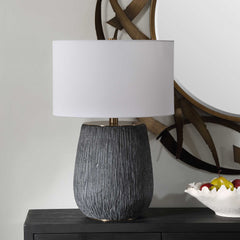 Americana Aged Black Table Lamp - Ornate Home