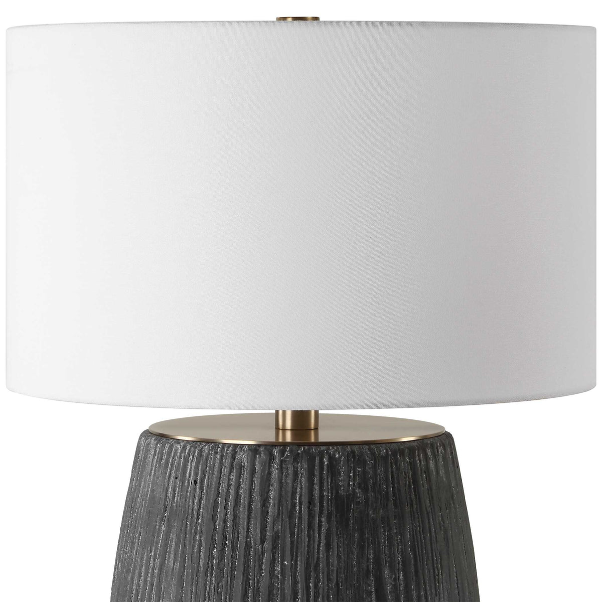 Americana Aged Black Table Lamp - Ornate Home