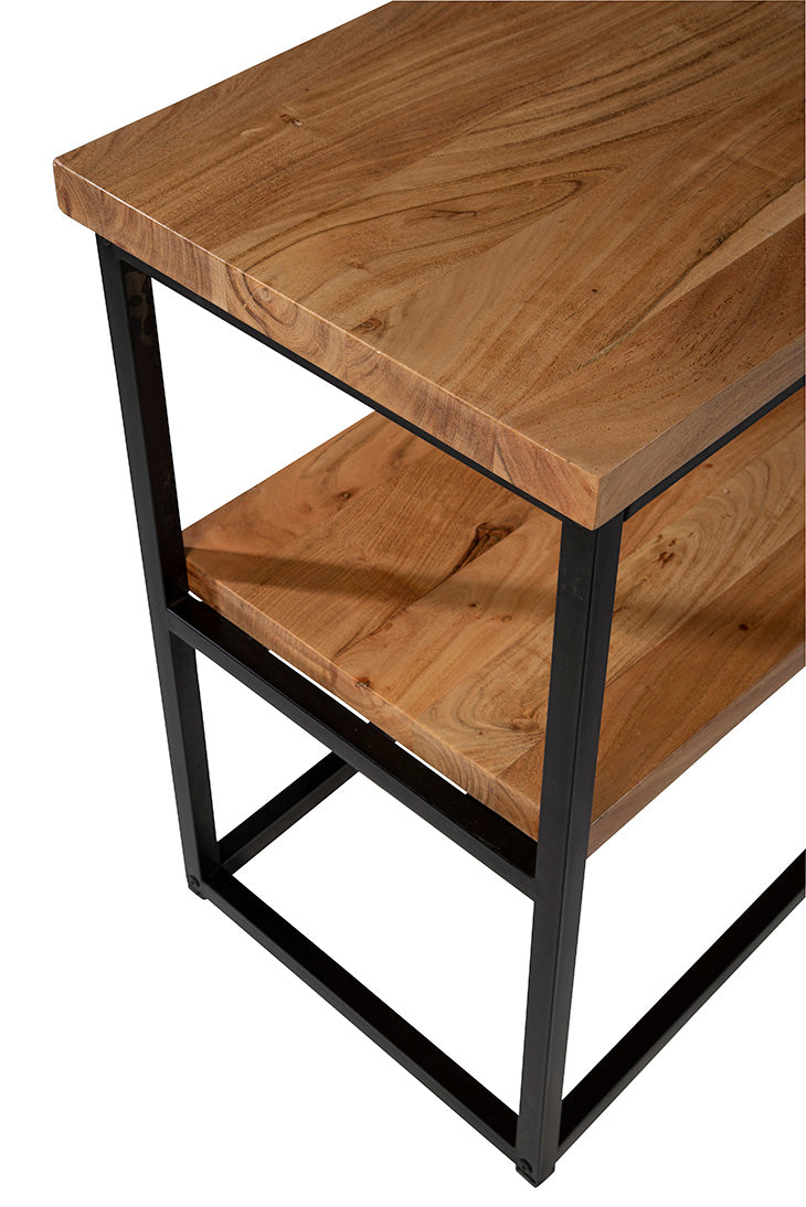 Ames Natural/Black Sofa Table - Ornate Home