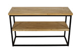 Ames Natural/Black Sofa Table - Ornate Home