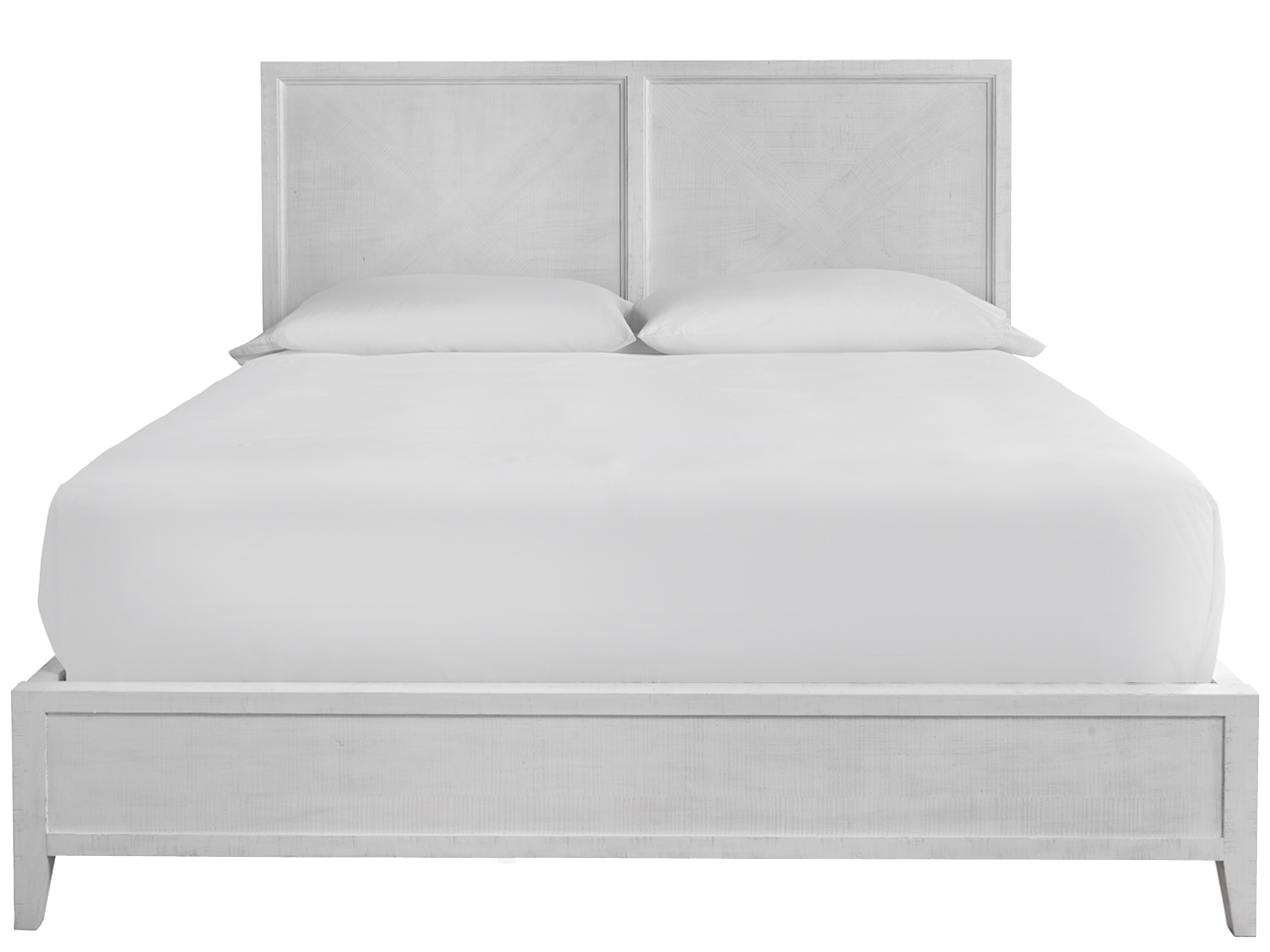 Ames Rustic Oak King Bed - Ornate Home