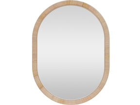 Ames Tan Wall Mirror - Ornate Home