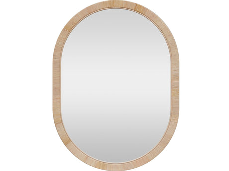 Ames Tan Wall Mirror - Ornate Home