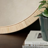 Ames Tan Wall Mirror - Ornate Home