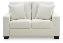 Amesley Ivory Loveseat - Ornate Home