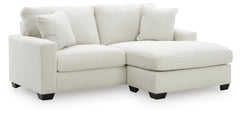 Amesley Ivory Sofa Chaise - Ornate Home