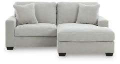 Amesley Smoke Sofa Chaise - Ornate Home