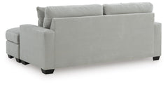 Amesley Smoke Sofa Chaise - Ornate Home