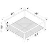 Amherst Black 3-piece Coffee and End Table Set - Ornate Home