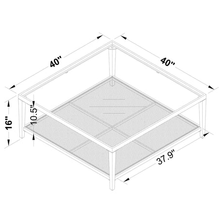 Amherst Black 3-piece Coffee and End Table Set - Ornate Home