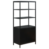 Amherst Black 3-shelf Accent Cabinet - Ornate Home