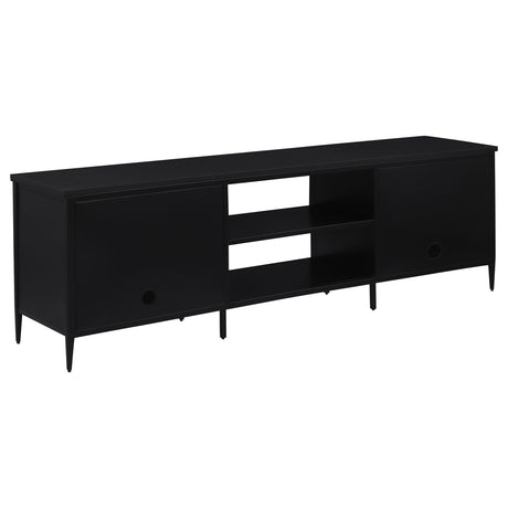 Amherst Black 70" TV Stand - Ornate Home