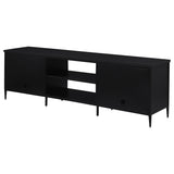 Amherst Black 70" TV Stand - Ornate Home