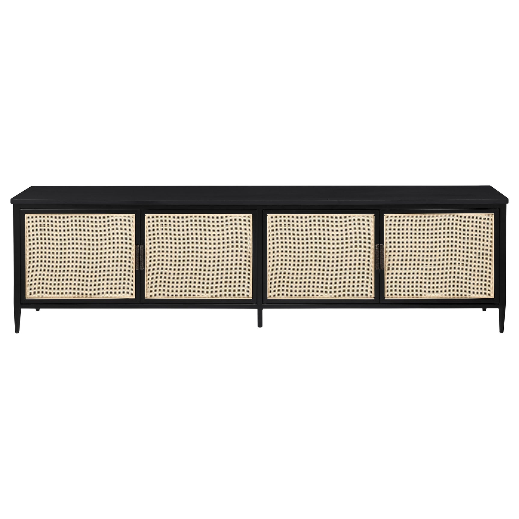 Amherst Black 78" TV Stand - Ornate Home