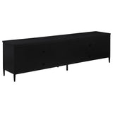 Amherst Black 78" TV Stand - Ornate Home