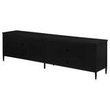 Amherst Black 78" TV Stand - Ornate Home
