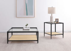 Amherst Black Coffee Table - Ornate Home