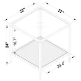 Amherst Black End Table - Ornate Home