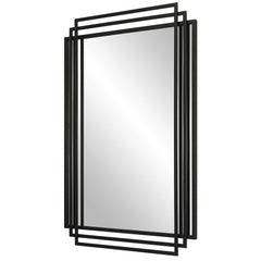 Amherst Black Iron Mirror - Ornate Home