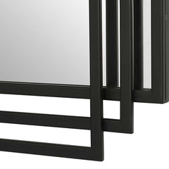 Amherst Black Iron Mirror - Ornate Home